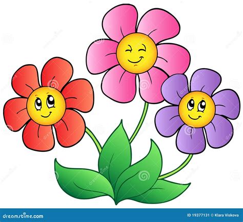 images cartoon flowers|cartoon clip art of flowers.